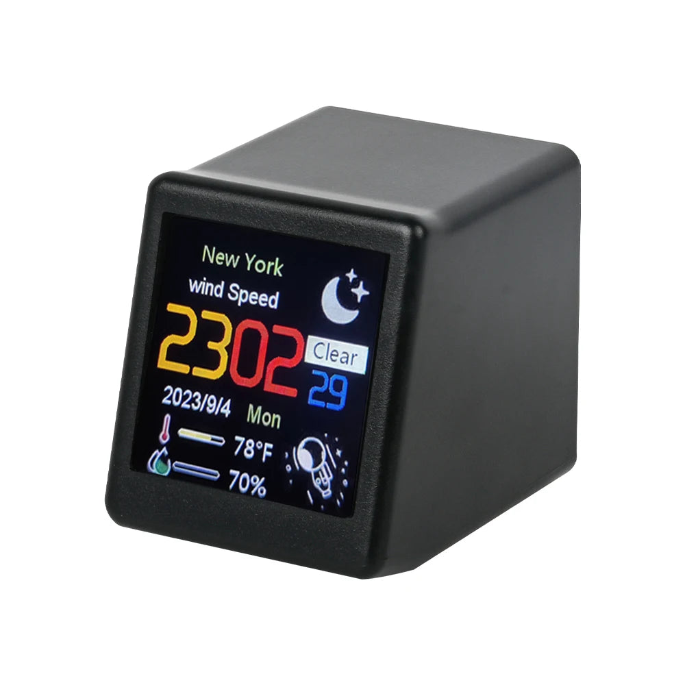 Smart Weather Clock – WiFi Electronic Photo Album with Animation Display