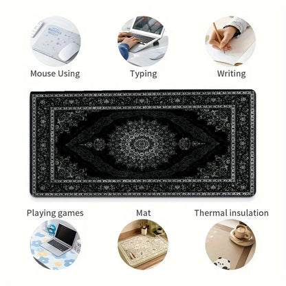 Persian Carpet Mouse Pad – Retro Mysterious Design with Thermal Insulation