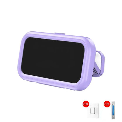 Waterproof Shower Phone Holder – 360° Adjustable Wall Mount with Retractable Arm